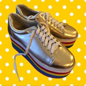 *Forever 21 Rainbow Platforms*